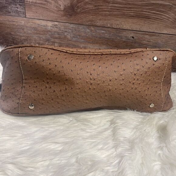 No Brand Large Satchel Purse, Chocolate Brown - Picture 10 of 13